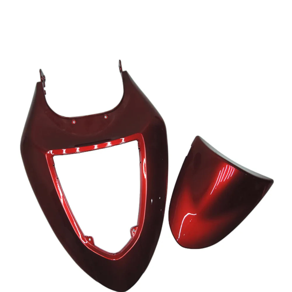 Kawasaki ZX-6R / 636 2005-2006 Pearl Red B tail section fairing detail view 4