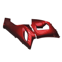 Kawasaki ZX-6R / 636 2005-2006 Pearl Red B tail section fairing side view