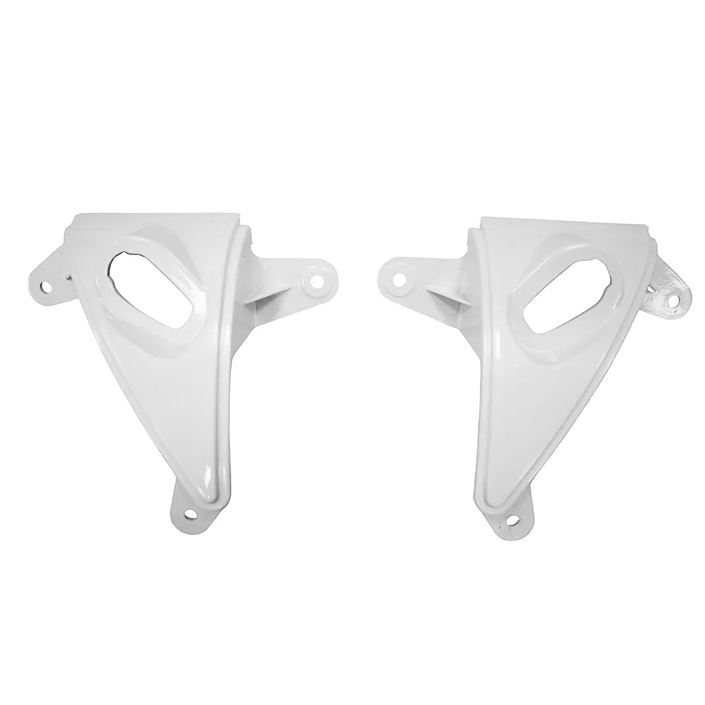 Kawasaki ZX-6R / 636 2005-2006 White tail section fairing detail view 1