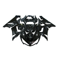 Kawasaki ZX-6R / 636 2005-2006 Solid Gloss Black fairing kit detail detail view 1