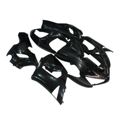 Kawasaki ZX-6R / 636 2005-2006 Solid Gloss Black fairing kit detail detail view 3