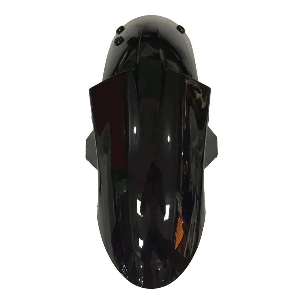 Kawasaki ZX-6R / 636 2005-2006 Gloss Black Lettered fairing kit left side view
