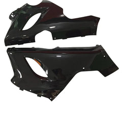 Kawasaki ZX-6R / 636 2005-2006 Gloss Black Lettered tail section fairing side view