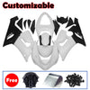 Kawasaki ZX-6R / 636 2005-2006 Black and White Fairing Kit