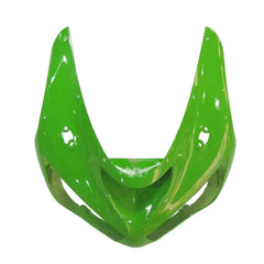 Kawasaki ZX-6R / 636 2005-2006 Black and Green tail section fairing detail view 1