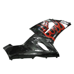 Kawasaki ZX-6R / 636 2005-2006 Red Flame Style tail section fairing side view