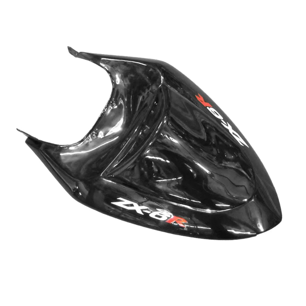 Kawasaki ZX-6R / 636 2005-2006 Red Flame Style tail section fairing detail view 4