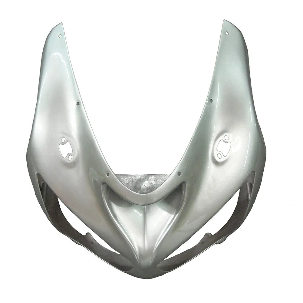 Kawasaki ZX-6R / 636 2005-2006 Red, Silver, and Flame Lettered tail section fairing detail view 3