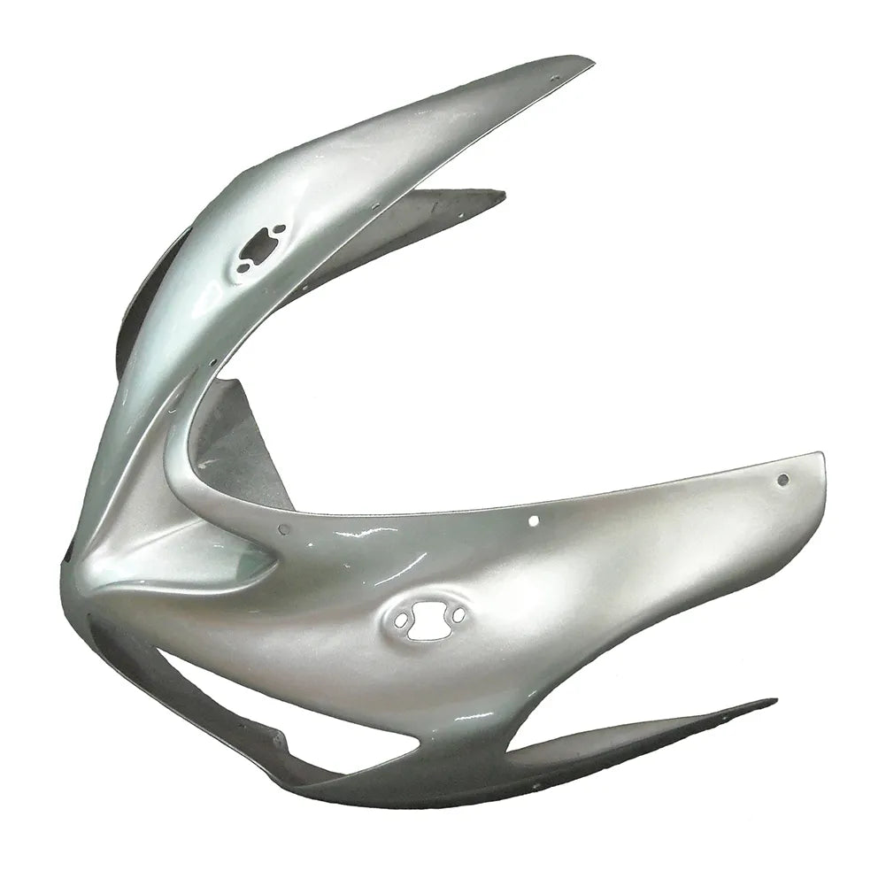 Kawasaki ZX-6R / 636 2005-2006 Red, Silver, and Flame Lettered tail section fairing detail view 4