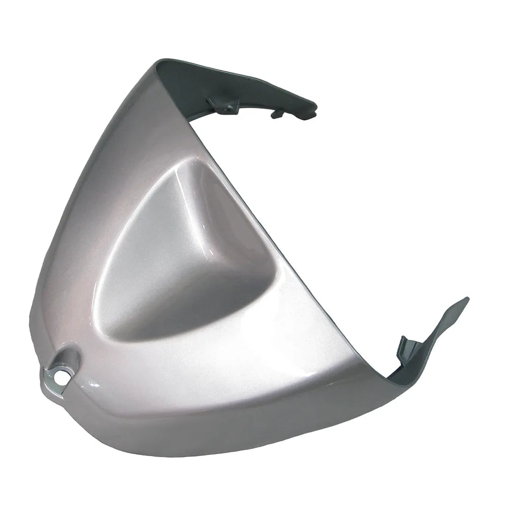 Kawasaki ZX-6R / 636 2005-2006 Red, Silver, and Flame Unlettered tail section fairing detail view 8