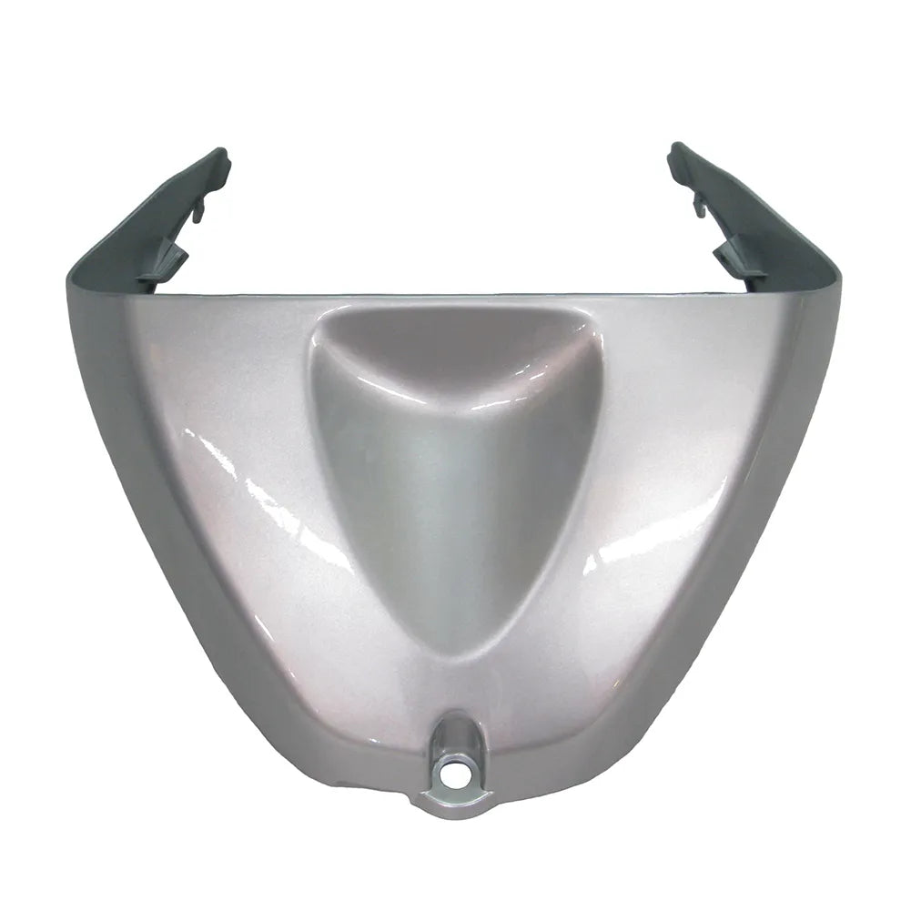 Kawasaki ZX-6R / 636 2005-2006 Red, Silver, and Flame Unlettered tail section fairing detail view 7