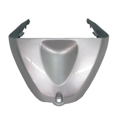 Kawasaki ZX-6R / 636 2005-2006 Red, Silver, and Flame Unlettered tail section fairing detail view 7