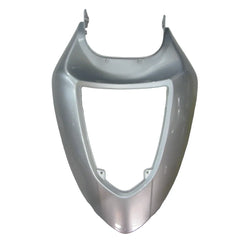 Kawasaki ZX-6R / 636 2005-2006 Red, Silver, and Flame Unlettered tail section fairing detail view 3