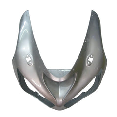 Kawasaki ZX-6R / 636 2005-2006 Red, Silver, and Flame Unlettered tail section fairing detail view 1