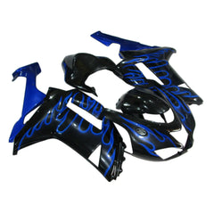 Kawasaki ZX-6R / 636 2007-2008 Blue Flame full fairing kit set view
