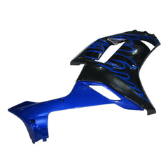 Kawasaki ZX-6R / 636 2007-2008 Blue Flame tail section fairing side view