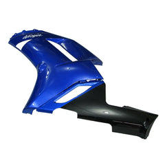 Kawasaki ZX-6R / 636 2007-2008 Blue and Black tail section fairing rear view