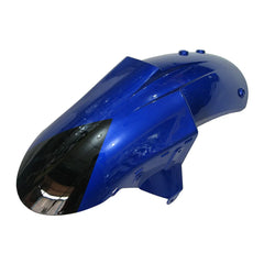 Kawasaki ZX-6R / 636 2007-2008 Blue and Black tail section fairing detail view 1