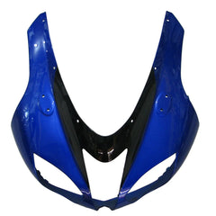 Kawasaki ZX-6R / 636 2007-2008 Blue and Black tail section fairing detail view 3