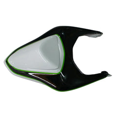 Kawasaki ZX-6R / 636 2007-2008 Green, White, and Black without Logos tail section fairing detail view 10