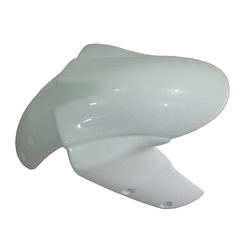 Kawasaki ZX-6R / 636 2007-2008 Green, White, and Black without Logos tail section fairing detail view 6