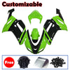 Kawasaki ZX-6R / 636 2007-2008 Green and Black B Fairing Kit