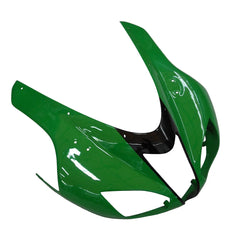 Kawasaki ZX-6R / 636 2007-2008 Green, Black, and Flame tail section fairing detail view 8