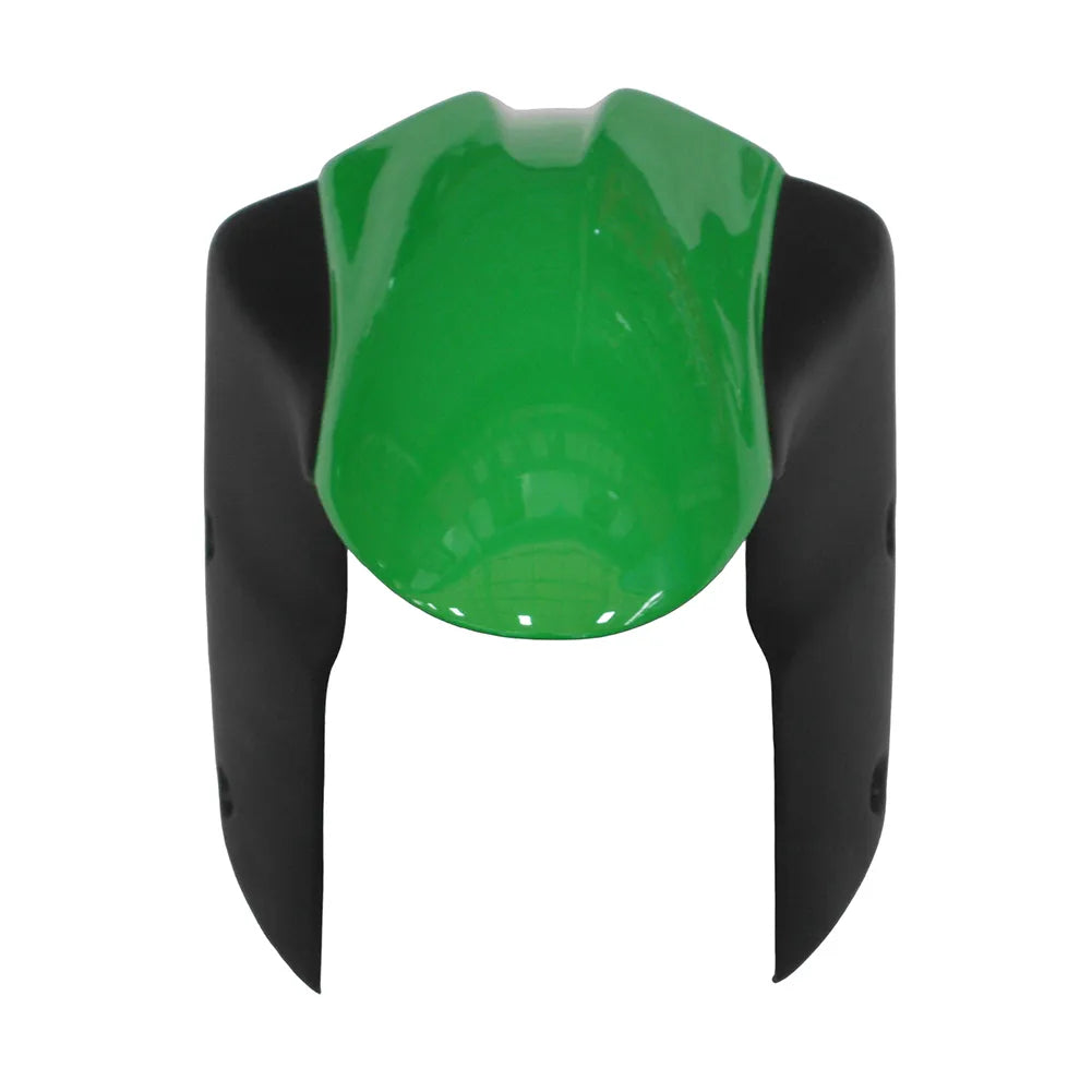 Kawasaki ZX-6R / 636 2007-2008 Green, Black, and Flame tail section fairing detail view 1