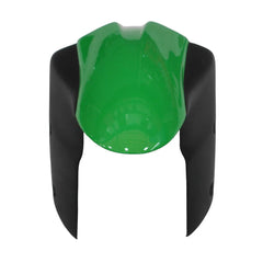 Kawasaki ZX-6R / 636 2007-2008 Green, Black, and Flame tail section fairing detail view 1