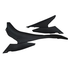 Kawasaki ZX-6R / 636 2007-2008 Black and Red Flame A without Logos tail section fairing detail view 10