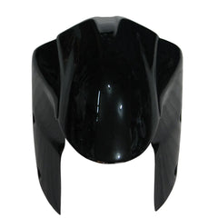 Kawasaki ZX-6R / 636 2007-2008 Black and Red Flame B without Logos tail section fairing detail view 9
