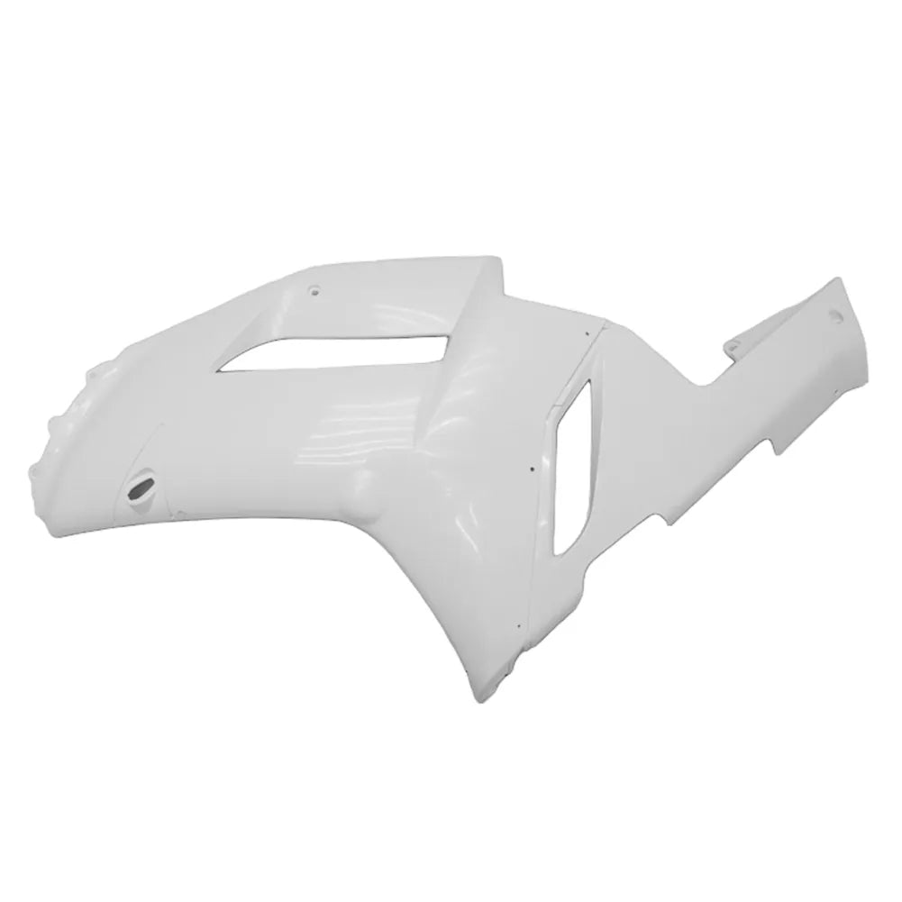 Kawasaki ZX-6R / 636 2007-2008 Plain White tail section fairing rear view