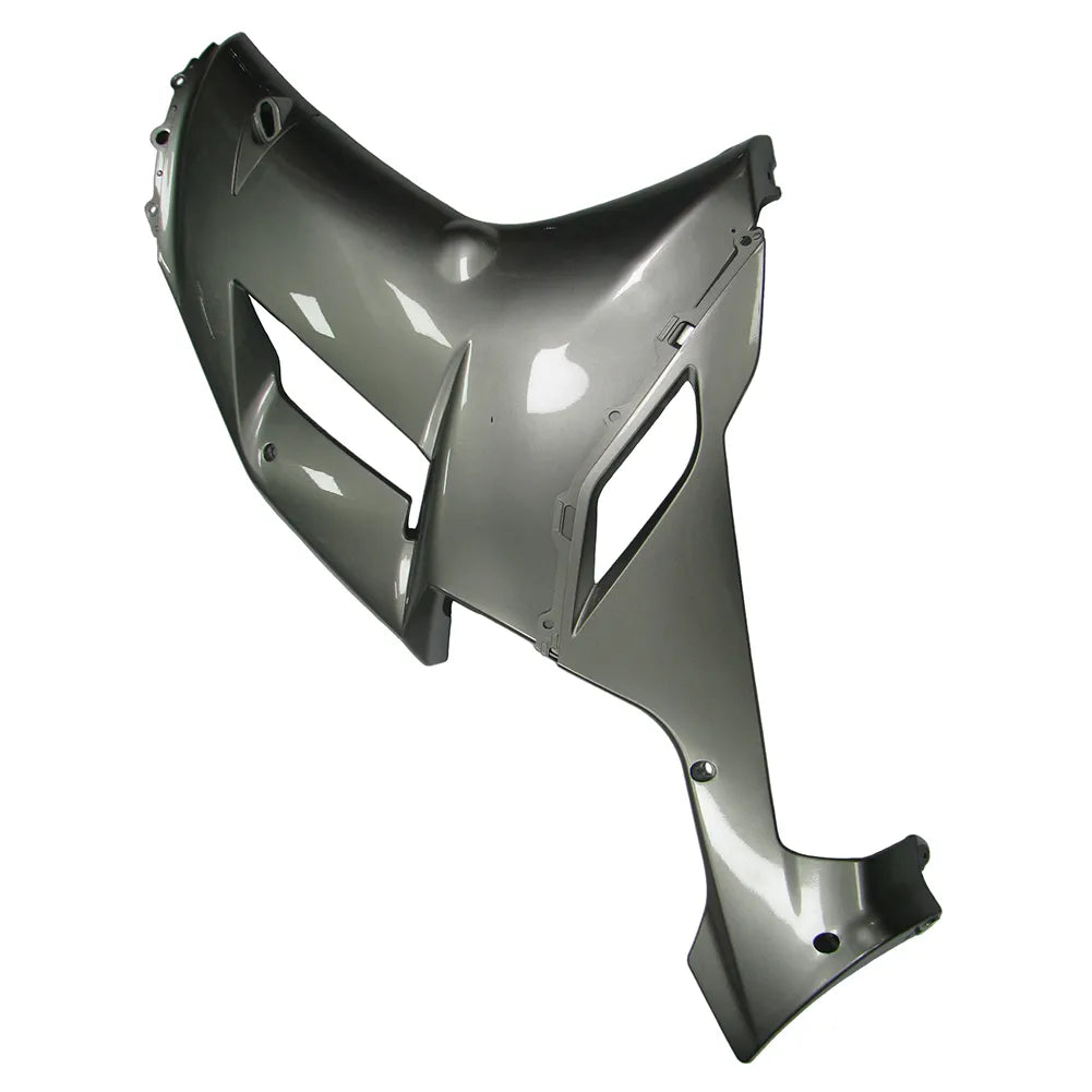 Kawasaki ZX-6R / 636 2007-2008 Silver and Black tail section fairing side view