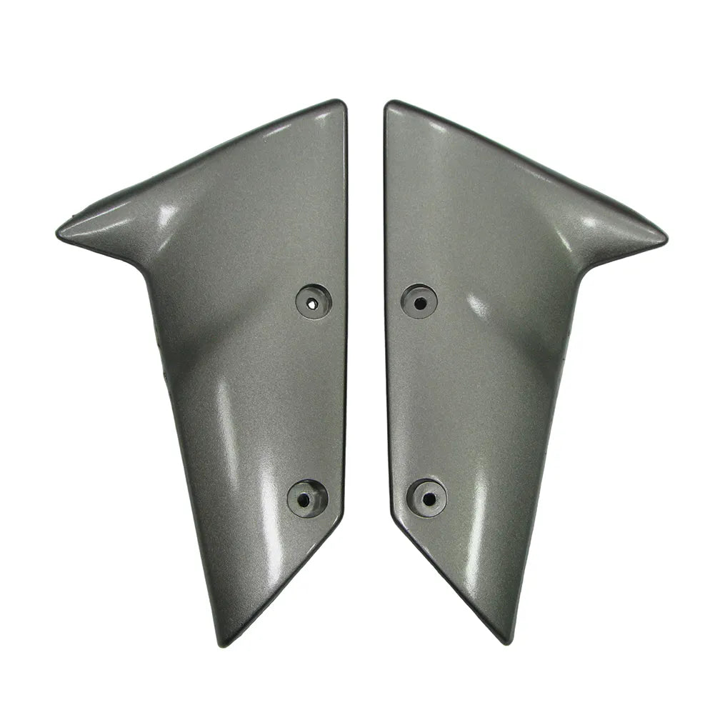 Kawasaki ZX-6R / 636 2007-2008 Silver and Black tail section fairing detail view 1