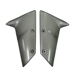 Kawasaki ZX-6R / 636 2007-2008 Silver and Black tail section fairing detail view 1