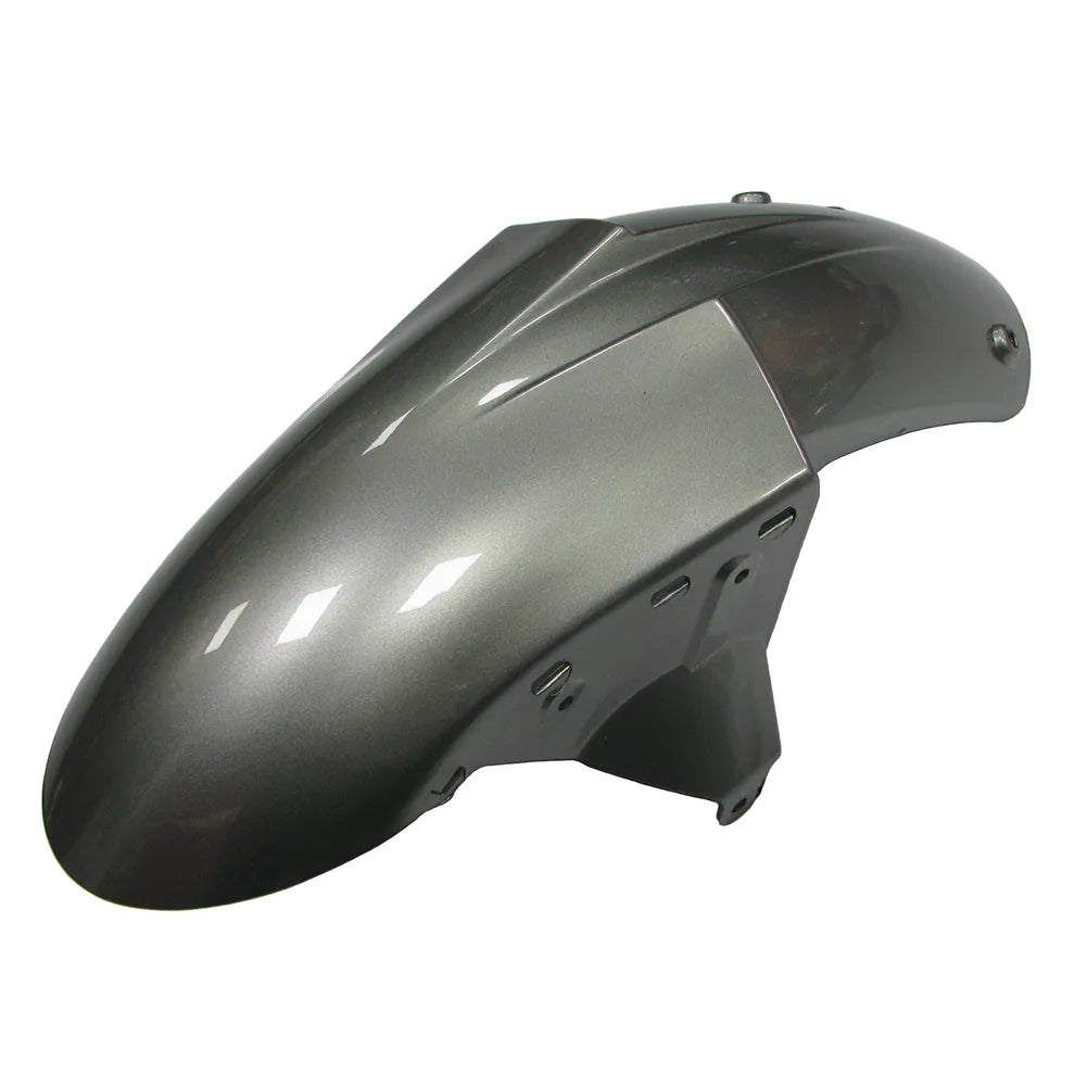 Kawasaki ZX-6R / 636 2007-2008 Silver and Black tail section fairing detail view 3