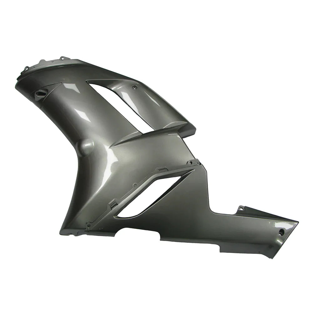 Kawasaki ZX-6R / 636 2007-2008 Silver and Black tail section fairing rear view