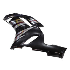 Kawasaki ZX-6R / 636 2007-2008 Silver and Black Chrome A tail section fairing rear view