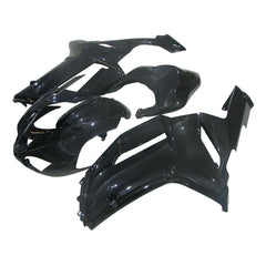 Kawasaki ZX-6R / 636 2007-2008 Gloss Black tail section fairing side view