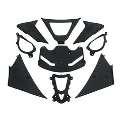 Kawasaki ZX-6R / 636 2007-2008 Gloss Black tail section fairing detail view 12