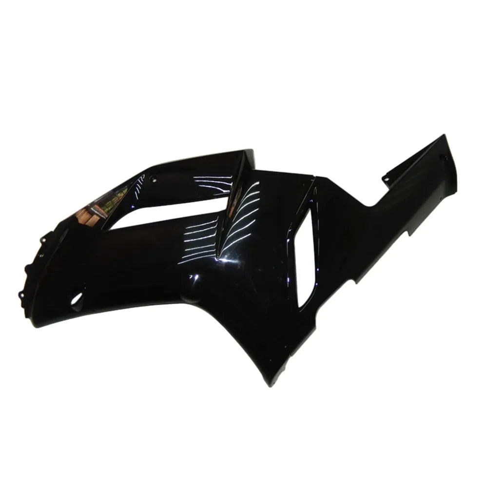Kawasaki ZX-6R / 636 2007-2008 Gloss Black Pinstripe tail section fairing side view
