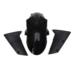 Kawasaki ZX-6R / 636 2007-2008 Gloss Black Pinstripe tail section fairing detail view 3