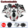 Kawasaki ZX-6R / 636 2007-2008 Red, White, and Black A Fairing Kit