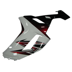 Kawasaki ZX-6R / 636 2007-2008 Red, White, and Black A tail section fairing rear view
