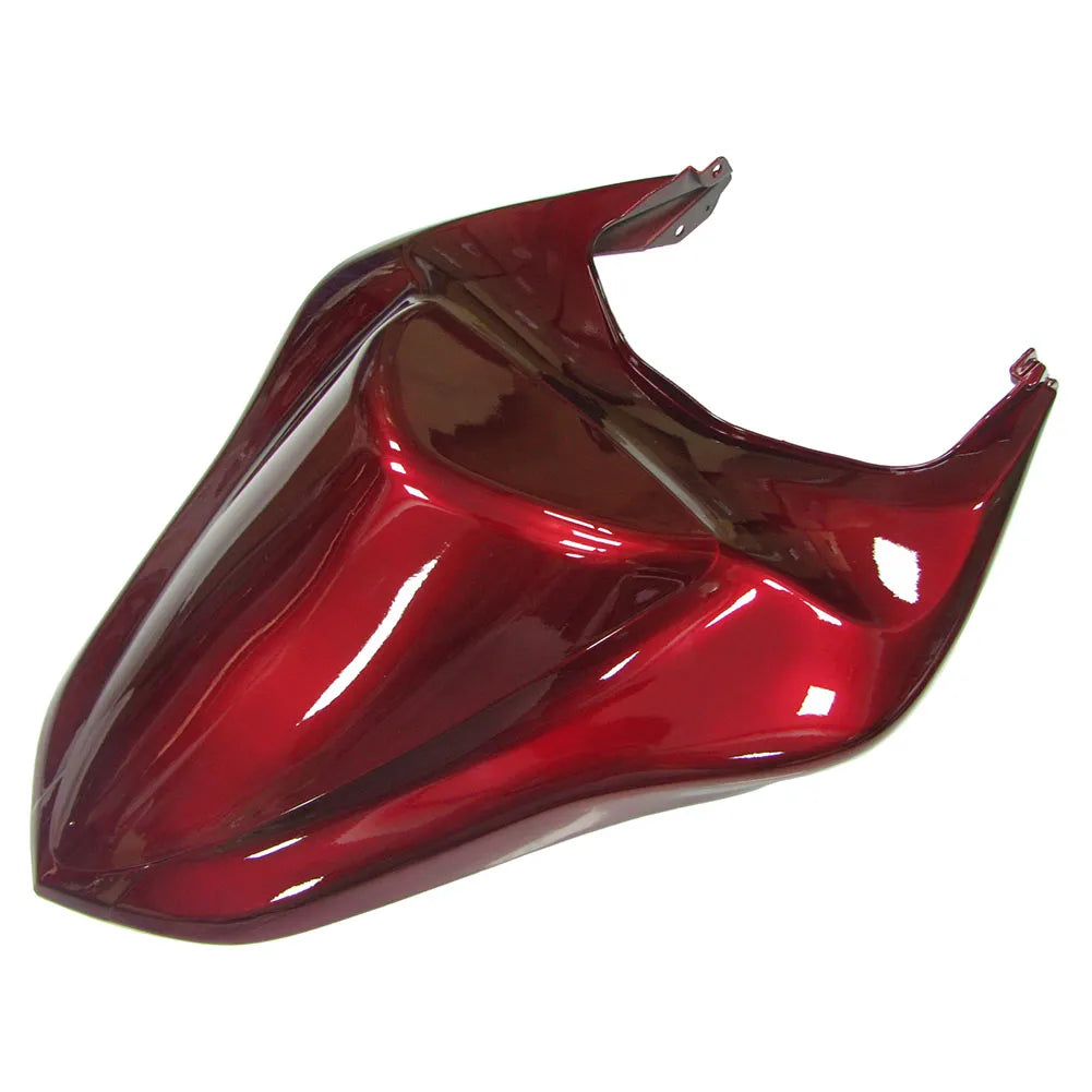 Kawasaki ZX-6R / 636 2007-2008 Red, White, and Black A tail section fairing detail view 1