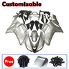 Kawasaki ZX-6R / 636 2007-2008 Grey and Silver Fairing Kit