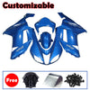 Kawasaki ZX-6R / 636 2007-2008 Blue Fairing Kit
