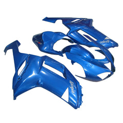 Kawasaki ZX-6R / 636 2007-2008 Blue fairing kit front view