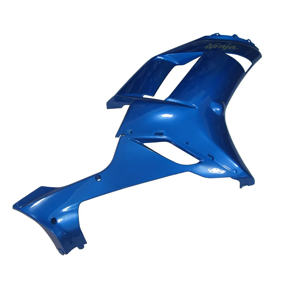 Kawasaki ZX-6R / 636 2007-2008 Blue tail section fairing rear view