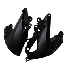 Kawasaki ZX-6R / 636 2009-2012 Blue and Black with Pinstripes tail section fairing detail view 6